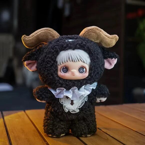 NWT May Mei Dark Forest Axel Black Plush key chain - Picture 1 of 5